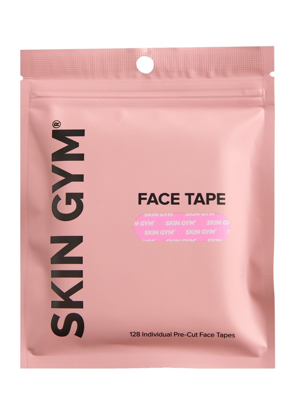 Skin Gym Pink Face Tape – Pre-Cut Lifting Strips (128 Pack)